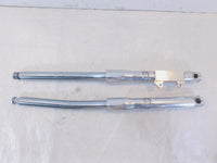 2002 & 2003 Indian Gilroy Scout Left & Right Front Polished Forks Shocks - BENT - C3 Cycle