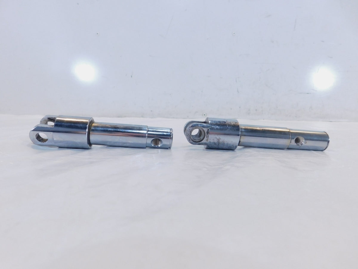Harley Sportster 883 & 1200 Custom Pair Chrome Rider Brake Pedal Pivot Clevises - C3 Cycle