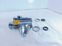 1973 73 Honda CB450K CB450K6 450 Silver Front Upper Left/Right Fork Leg Covers - C3 Cycle