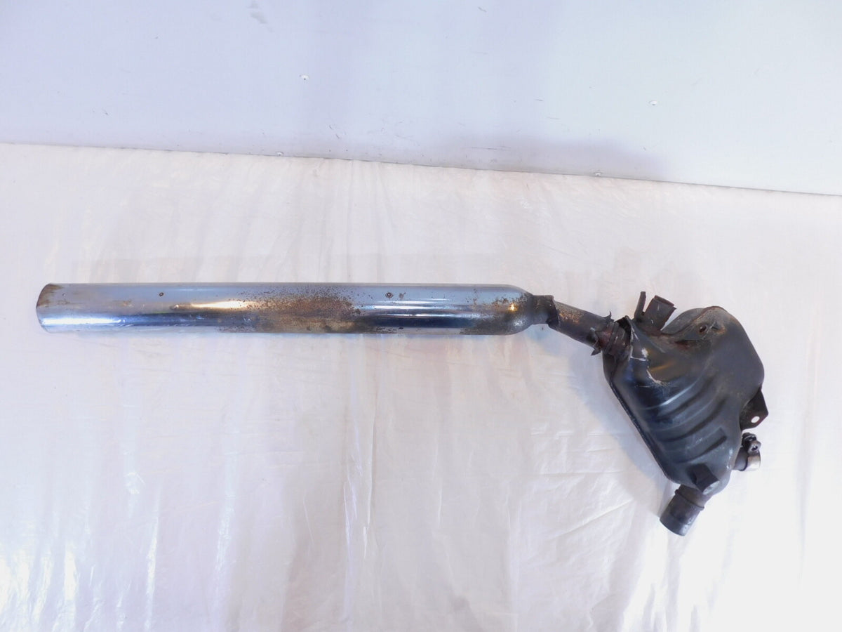 Honda GL1500 Goldwing Exhaust Header Pipe Chamber Collector & Muffler -Damage