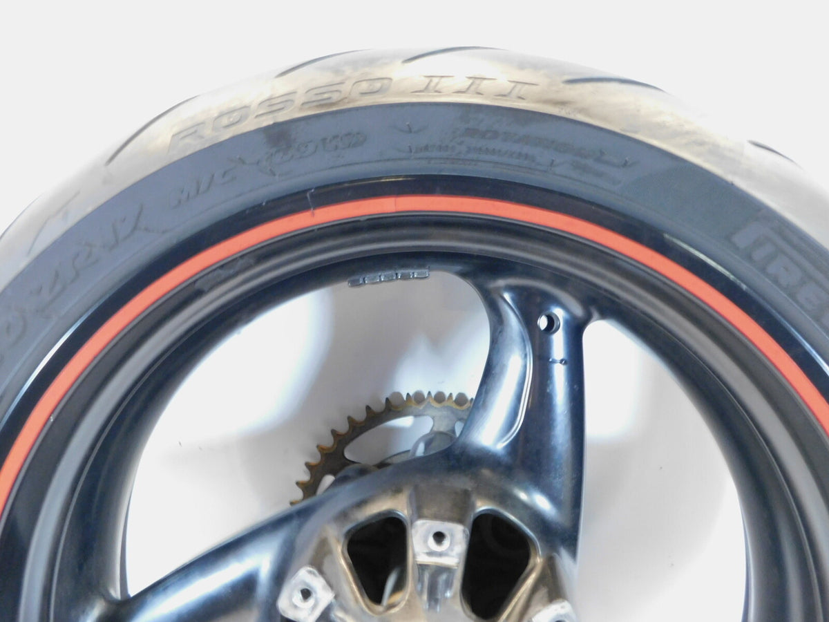 Ducati Multistrada Monster 620 695 Cast Rear Wheel Rim Tire & Sprocket Straight - C3 Cycle