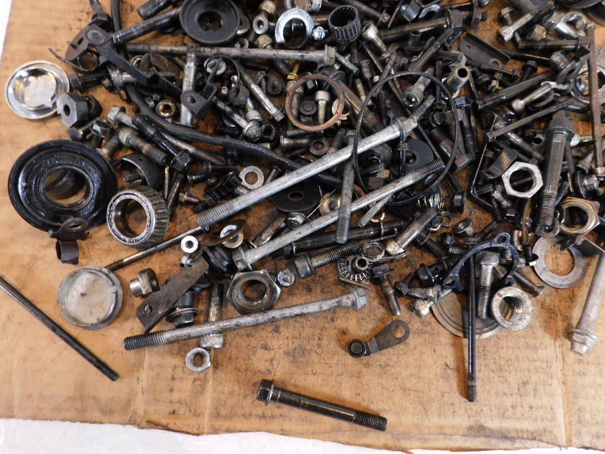 1991 Kawasaki Ninja ZX-11 ZX1100 Misc Nuts Bolts Brackets Hardware Parts Box Lot - C3 Cycle