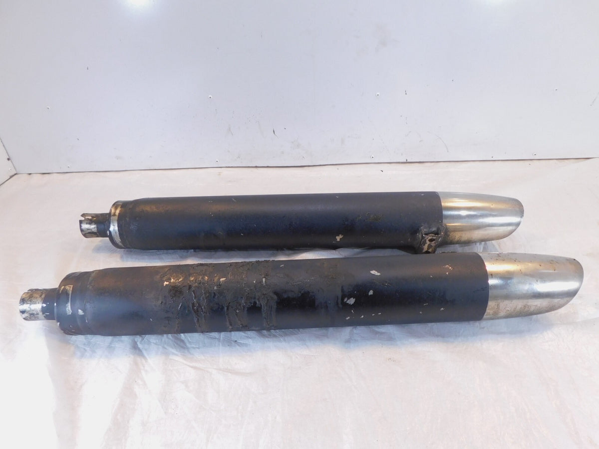 Indian Chief & Chieftain Dark Horse Left & Right Exhaust Header Pipe Mufflers - C3 Cycle
