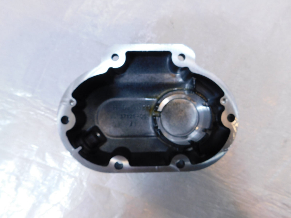 Harley Electra Glide Dyna & Softail Twin Cam Black Transmission Side Cover Cap - C3 Cycle
