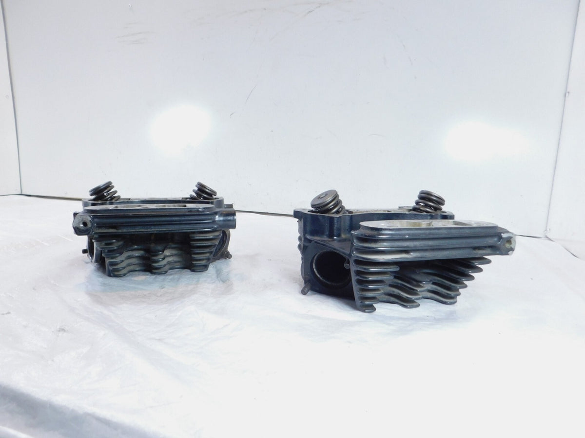 1988-1989 Harley Davidson Sportster 1200 Black Cylinder Heads Valves & Springs - C3 Cycle