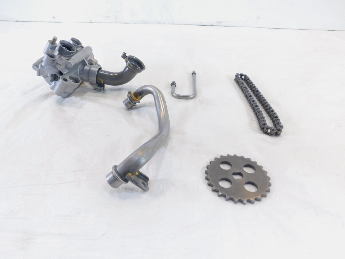 1995-2003 Honda VF750 VF750C Magna 750 Engine Motor Oil Pump Body Pipe & Chain - C3 Cycle
