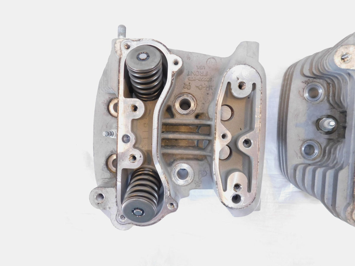 Harley Sportster 883 Front & Rear Engine Motor Cylinder Heads Springs & Valves - C3 Cycle