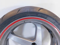 2004-2008 Honda Interceptor 800 VFR800 VFR800A ABS Silver Rear Wheel Rim & Tire - C3 Cycle
