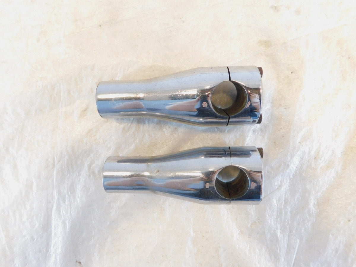 54-73 Harley Davidson Ironhead Sportster 900 1000 Handlebar Riser Mount Brackets - C3 Cycle