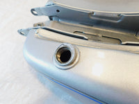 2004-2005 Harley Davidson Dyna Low Rider FXDL Silver Fuel Petrol Tank- Dents - C3 Cycle