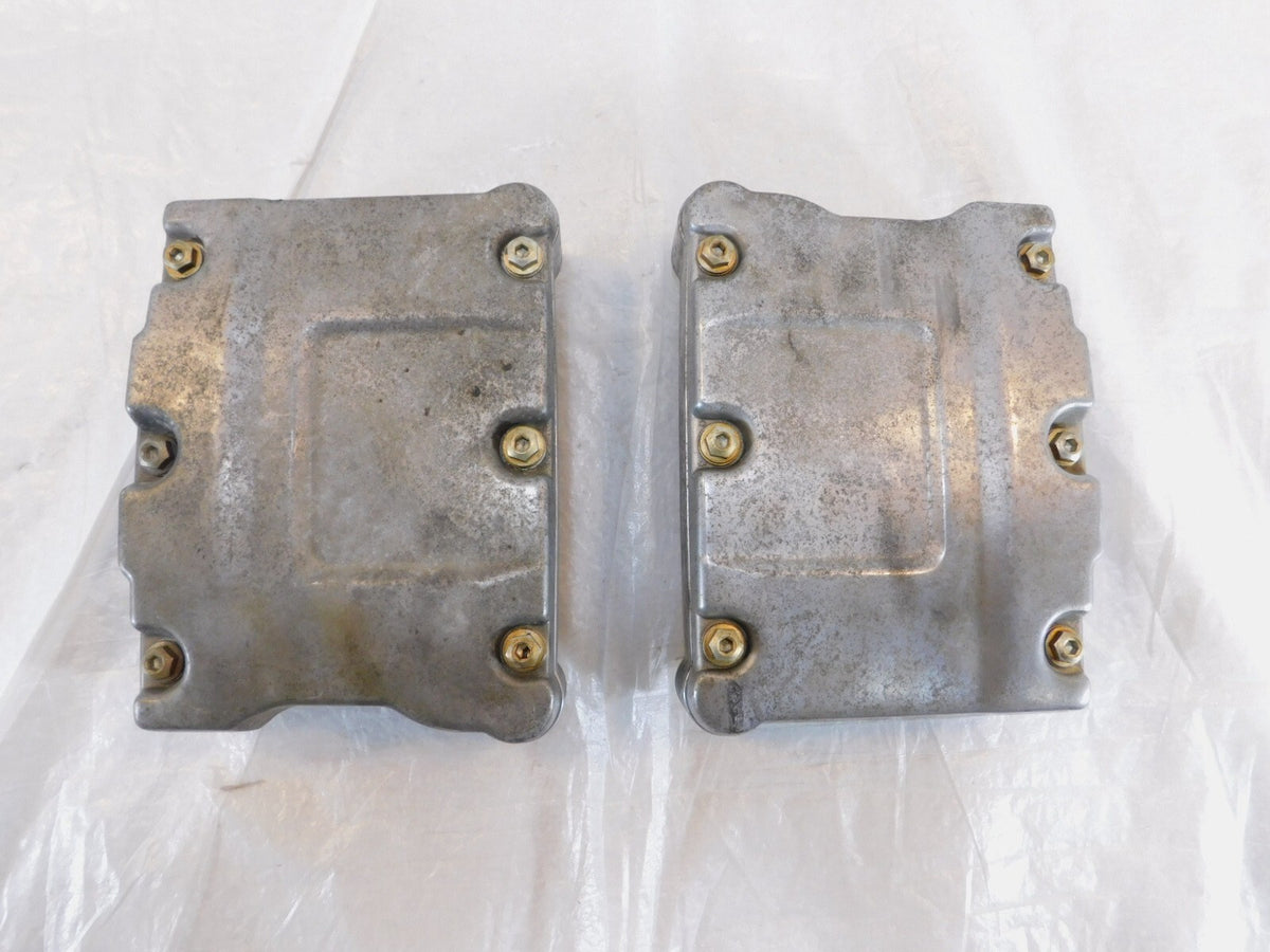 Harley Polished Twin Cam Touring Dyna Softail Cylinder Head Rocker Boxes & Arms - C3 Cycle