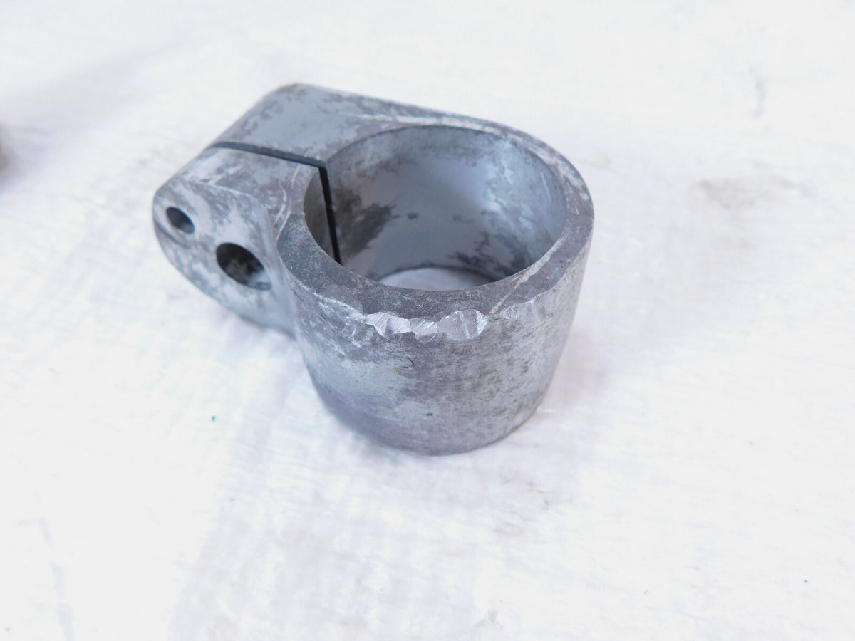 Suzuki Savage 650 LS650 Boulevard S40 Front Turn Signal Indicator Clamp Brackets - C3 Cycle