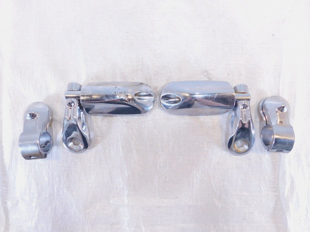 Harley Davidson Electra Glide & Road King Adjustable Highway Footrest Footpegs - C3 Cycle