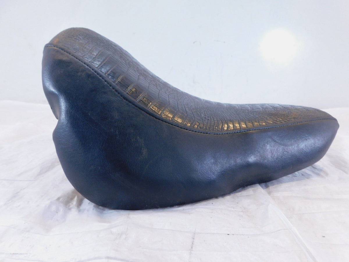 00-06 Harley Davidson Softail Heritage Classic Gator Skin Style Front Rider Seat - C3 Cycle