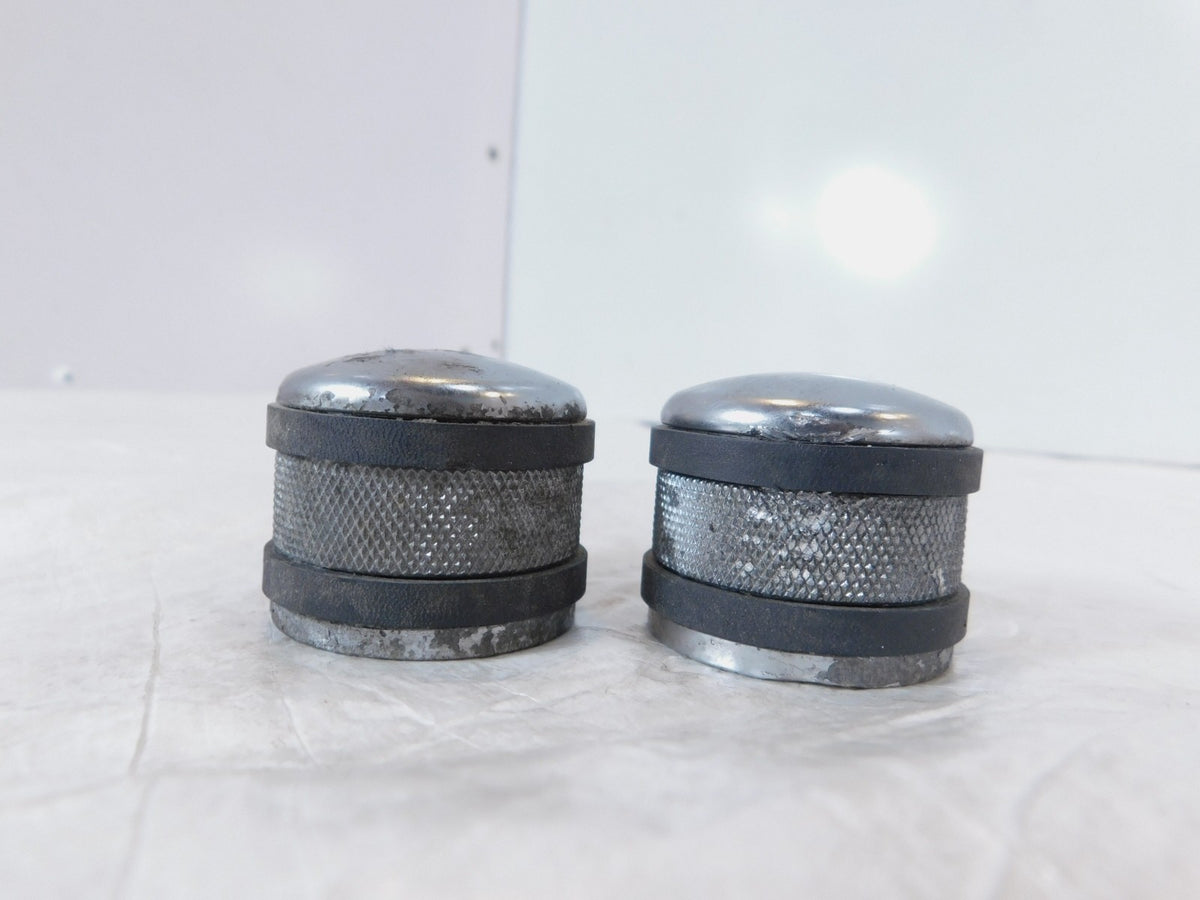 Harley Davidson Dyna & Sportster 883 & 1200 Chrome Billet Front Axle Nut Covers - C3 Cycle