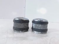 Harley Davidson Dyna & Sportster 883 & 1200 Chrome Billet Front Axle Nut Covers - C3 Cycle