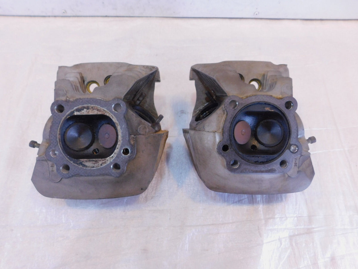 Harley Davidson Touring Softail & Dyna Silver Cylinder Heads & Valves w/ Springs - C3 Cycle