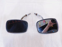 Harley Davidson FXR Softail Dyna & Sportster Right Left Square Rear View Mirrors - C3 Cycle