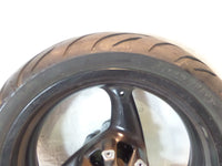 2002 & 2003 Ducati Monster 620 750 & 800 Black Rear Wheel Rim & Tire - Straight - C3 Cycle