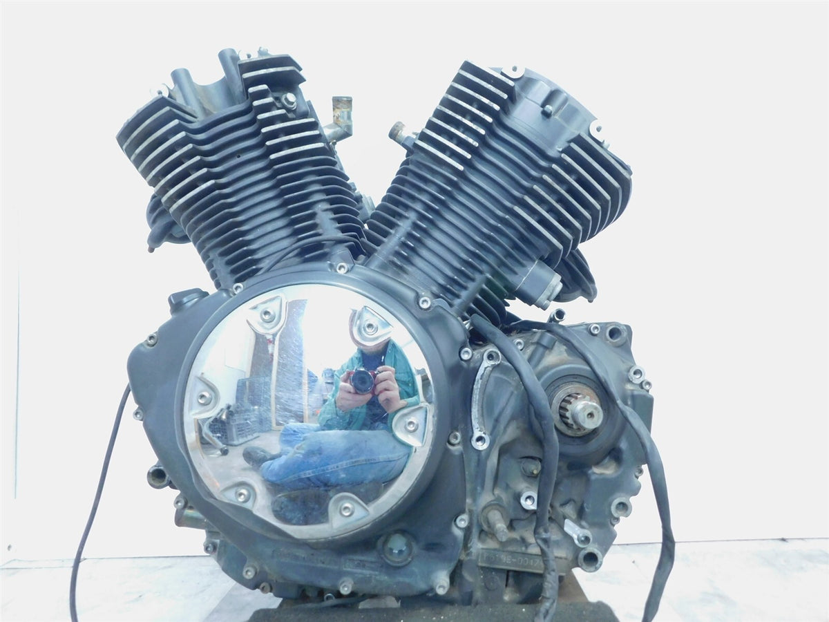 2007 07 Yamaha V Star 1300 Tourer XVS1300 Engine Motor Transmission 45k mi -Runs - C3 Cycle