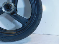 Yamaha FZR1000 YZF750R & YZF750 3 Spoke Black Cast Front Wheel Rim Hub & Tire
