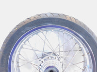 Bent 2004-2006 Victory Kingpin Laced Front Wheel Rim & Tire 18"x3.00" For Repair - C3 Cycle