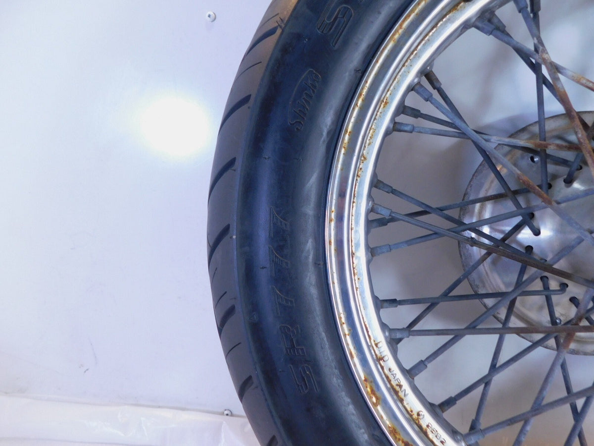 Honda VT750 Shadow 750 ACE & Deluxe Spirit VT750CD Laced Front Wheel Rim & Tire - C3 Cycle