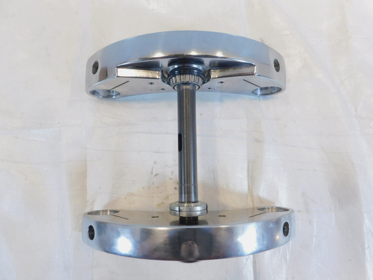 Victory V92 Deluxe & Classic Cruiser Chrome Front Fork Triple Tree Brackets - C3 Cycle