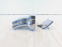 Harley Sportster 883 1200 Custom Chrome Handlebar Riser Mount Bracket & Cover - C3 Cycle