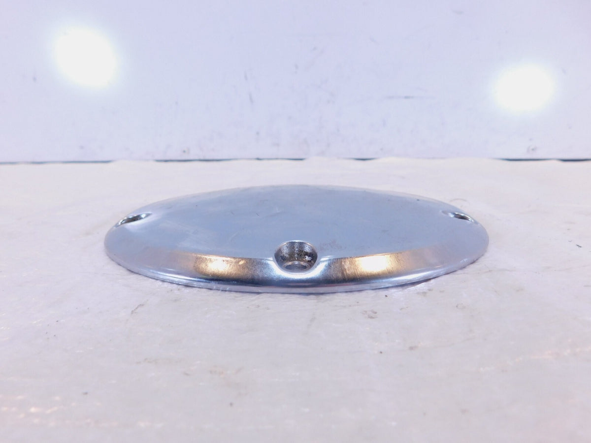 Harley Davidson Twin Cam Softail & Dyna Left Engine Chrome Derby Clutch Cover - C3 Cycle