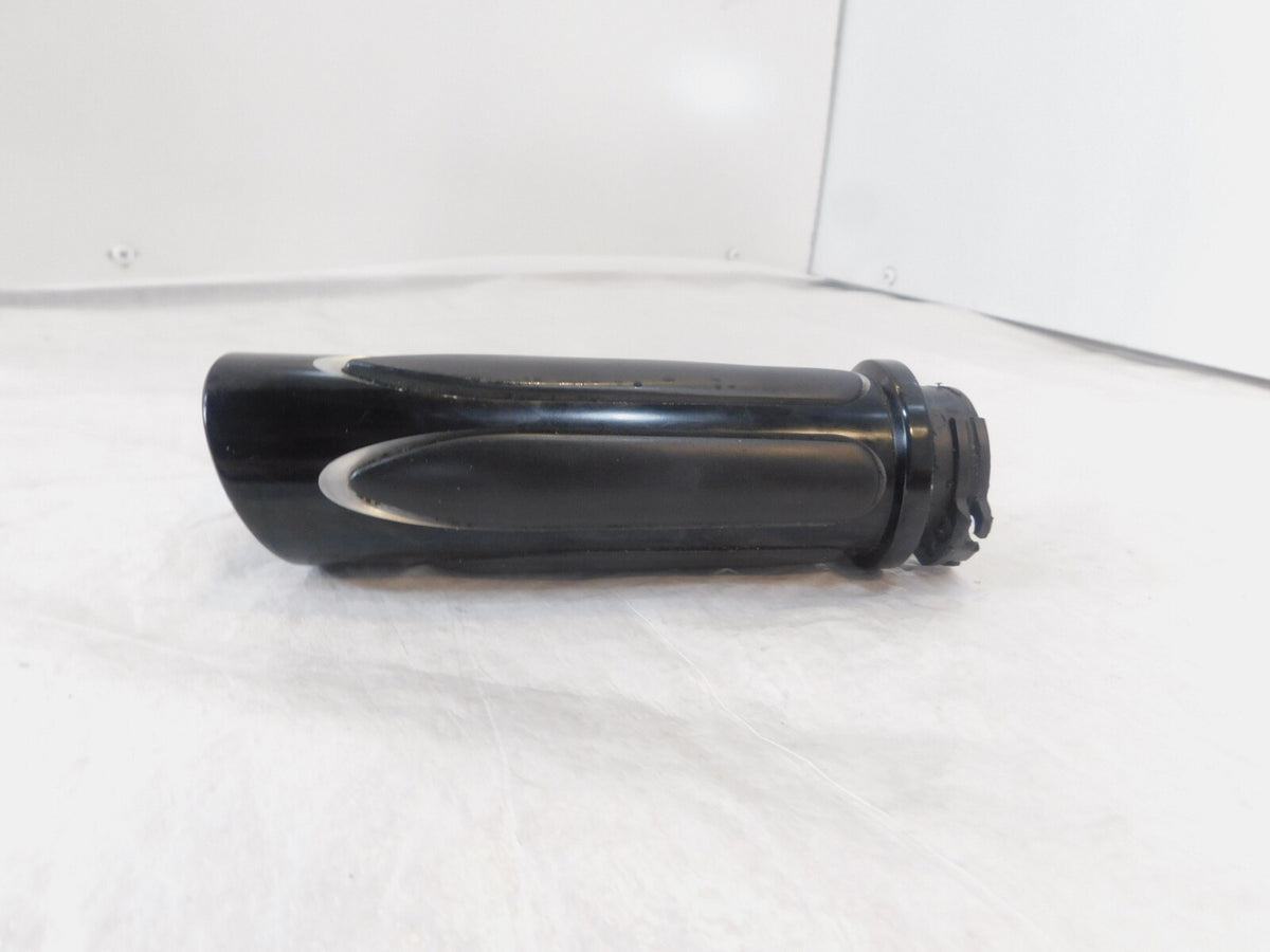 Harley Davidson Dyna Softail Sportster Rubber & Metal Handlebar Right Hand Grip