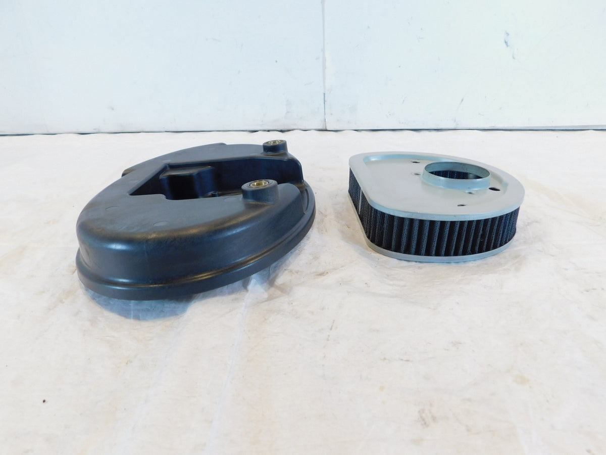 Harley Davidson Electra Glide Softail Dyna Air Cleaner Filter & Backplate - C3 Cycle