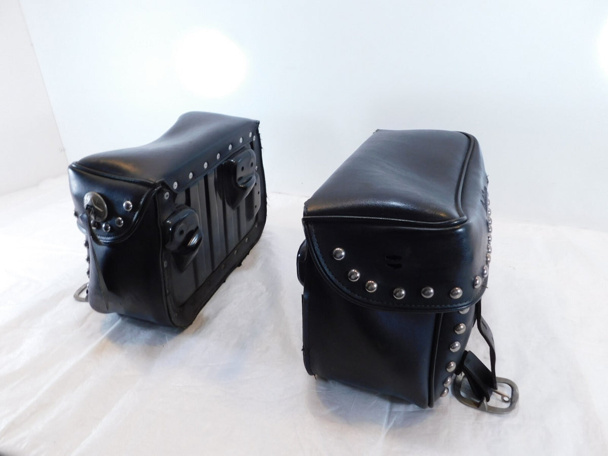 2001 01 Yamaha V-Star 650 Classic Saddlemen Rear Left/Right Luggage Saddlebags