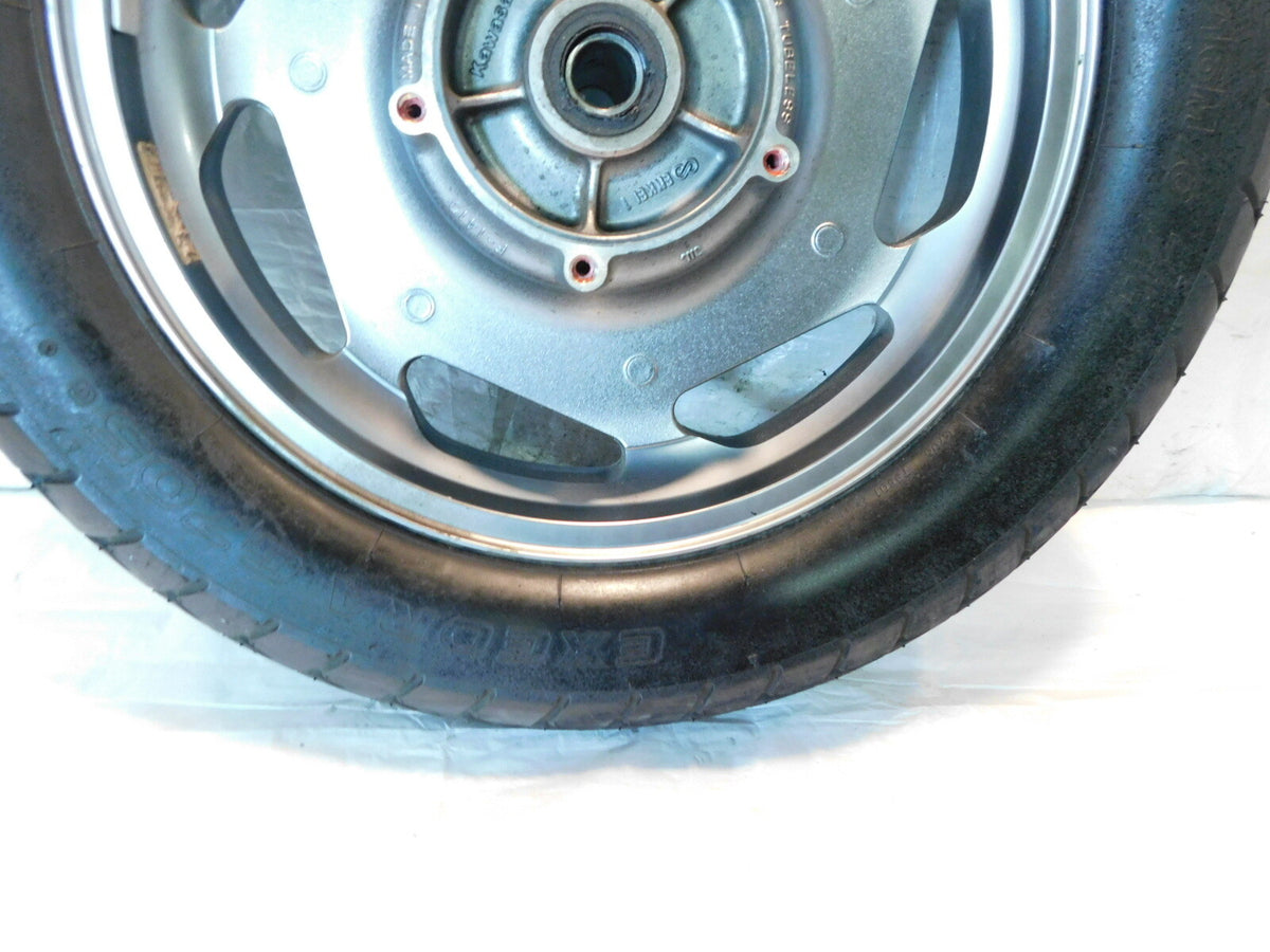 Kawasaki Vulcan VN1600 Nomad 1600 Classic OEM Silver Front Cast Wheel Rim & Tire - C3 Cycle