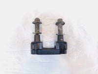 Harley Davidson Sportster 883 & 1200 & Dyna Black Handlebar Bar Riser Brackets - C3 Cycle