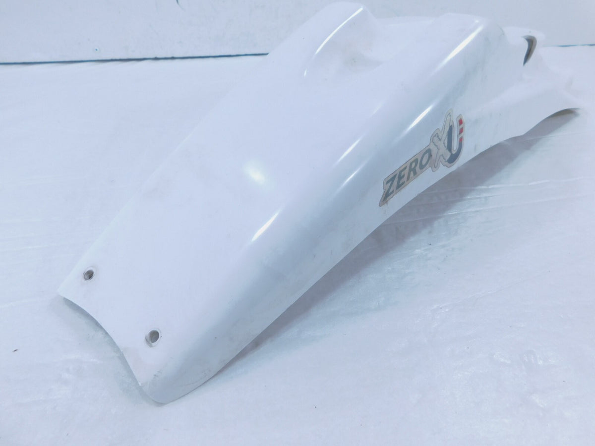 2012 12 Zero Motorcycle XU White Rear Wheel Fender Mudguard Tail Section Cover - C3 Cycle