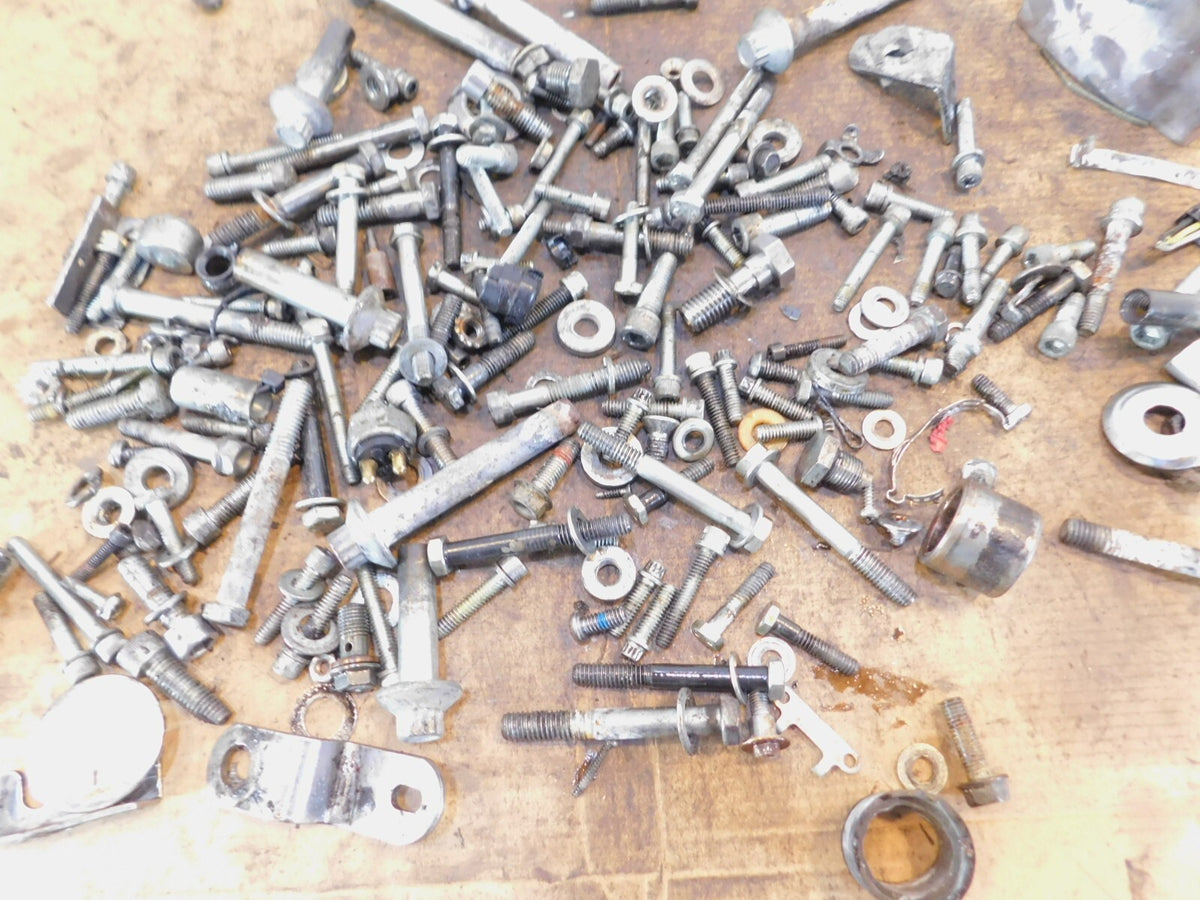 98 Harley Davidson Dyna Wide Glide FXDWG Engine Nut Bolt Brackets Parts Box Lot - C3 Cycle