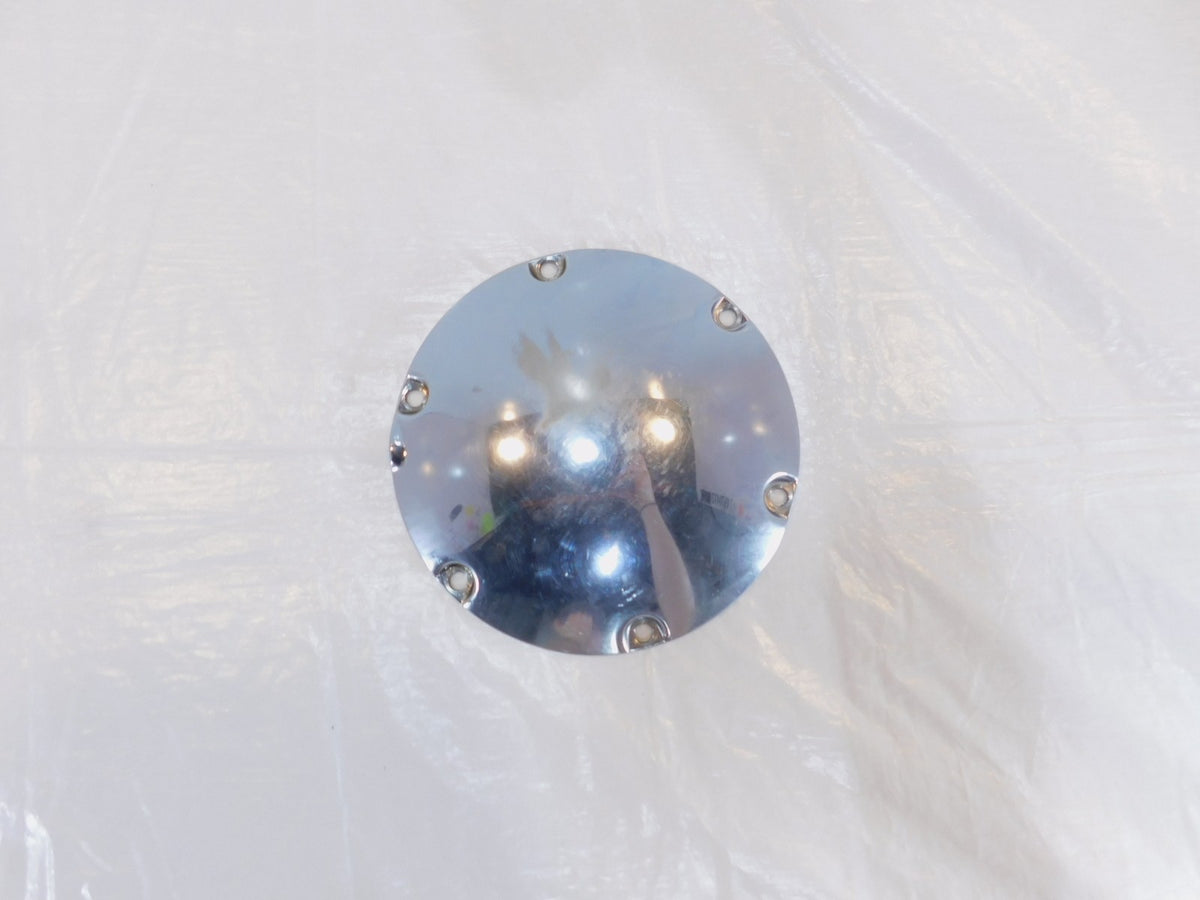 Harley Sportster 883 1200 Left Engine Chrome Clutch Inspection Derby Cover - C3 Cycle
