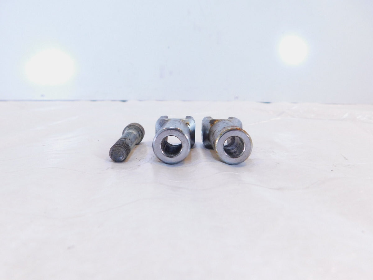 Pair Chrome Harley Davidson Softail Passenger Footpeg Peg Bracket Mount Supports - C3 Cycle
