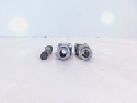 Pair Chrome Harley Davidson Softail Passenger Footpeg Peg Bracket Mount Supports - C3 Cycle