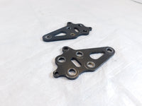 Pair Black 2008-2016 Polaris Victory Vision Engine Motor Mount Rear Brackets - C3 Cycle