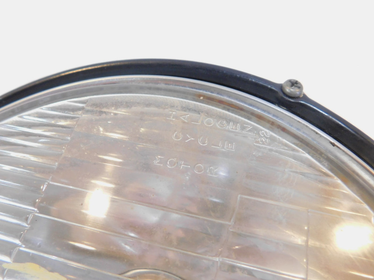 1983 Yamaha XJ750 Maxim Black Front Headlight Headlamp w/ Housing Shell Bucket - C3 Cycle