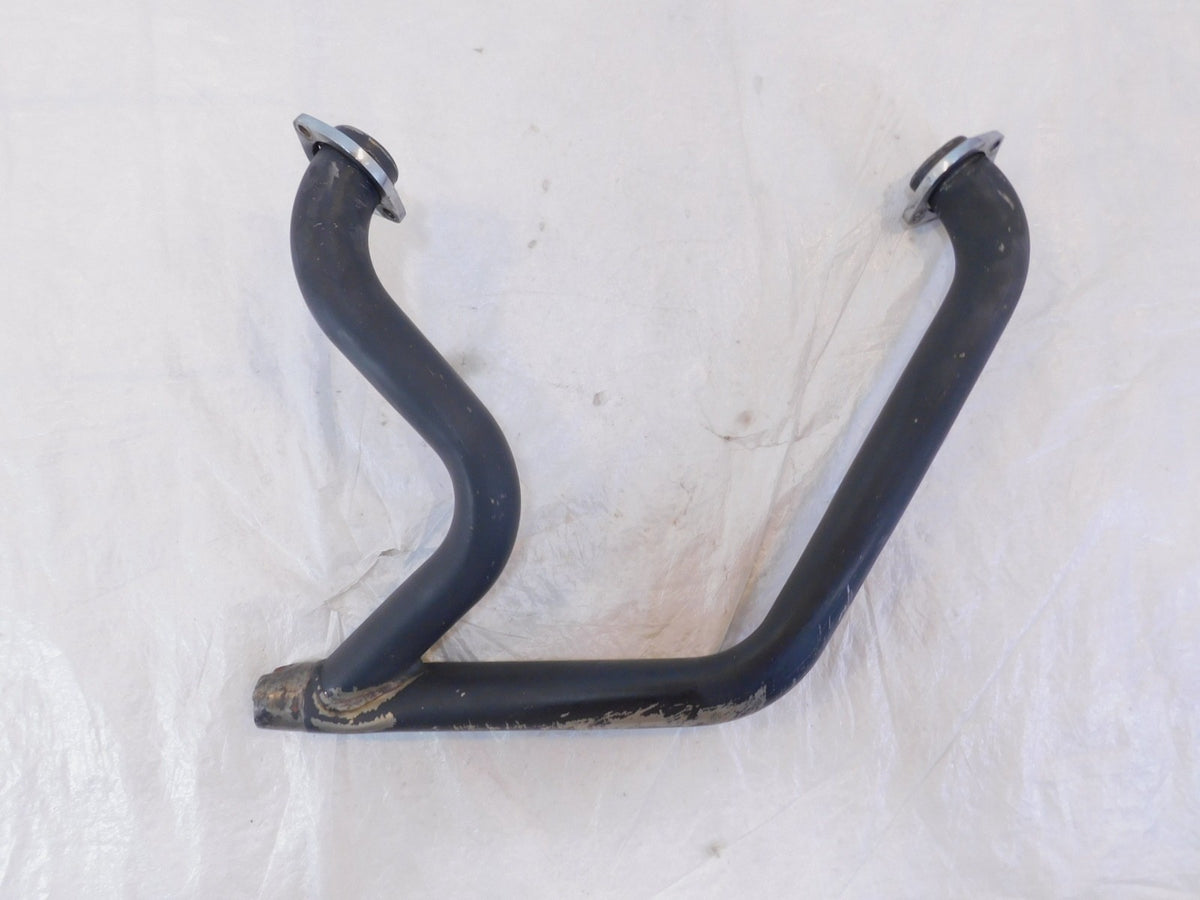 2002 & 2003 Indian Gilroy Scout Black 2 Into 1 Engine Exhaust Header Pipes - C3 Cycle