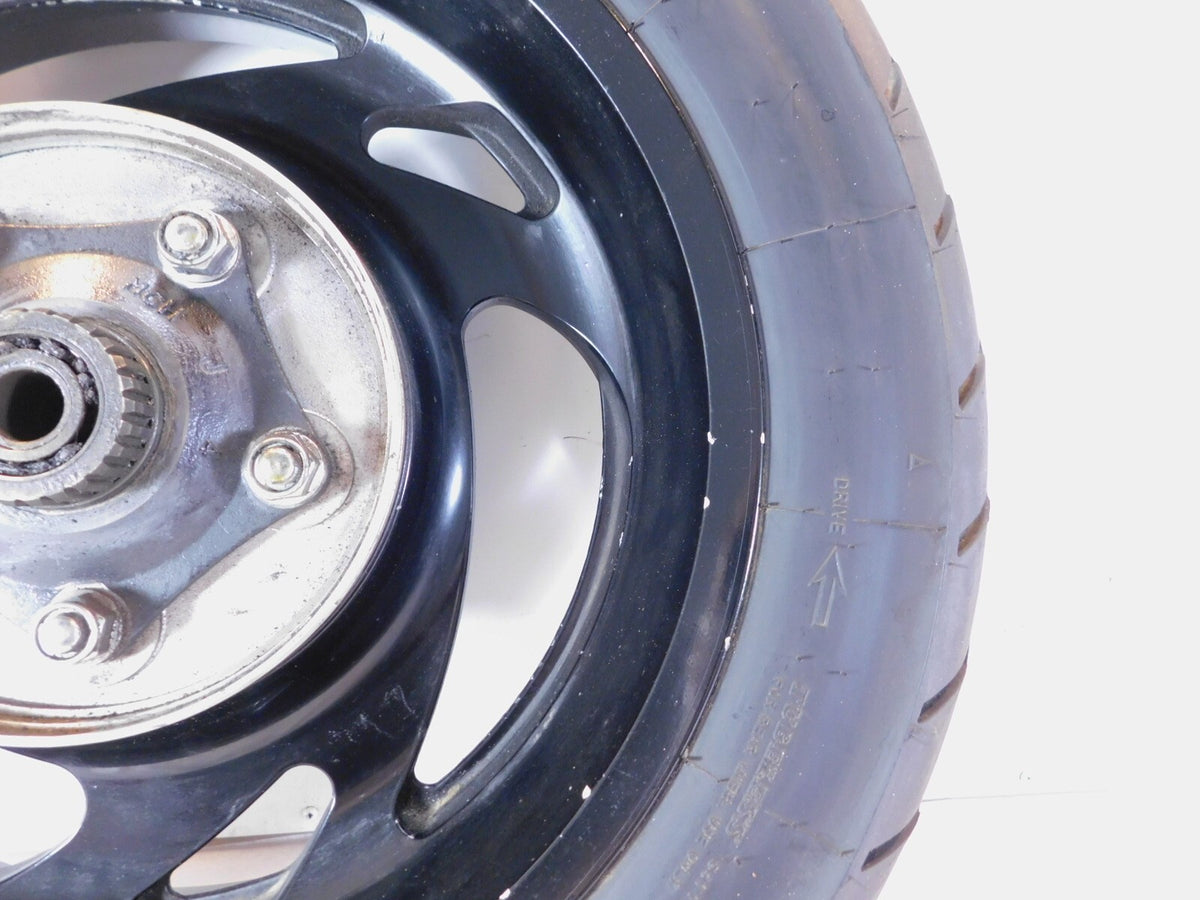 Honda VTX1800 VTX1800C VTX1800R Cast Black Rear Wheel Rim & Tire - 42650-MCH-010 - C3 Cycle