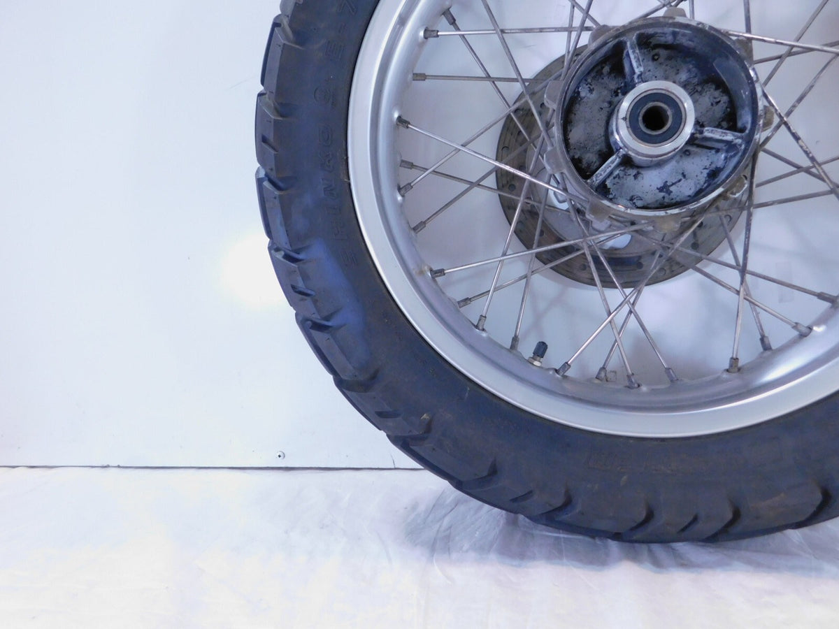 BMW G650GS Sertao & F650GS Dakar Spoked Laced Rear Wheel Rim w/ Tire & Rotor - C3 Cycle