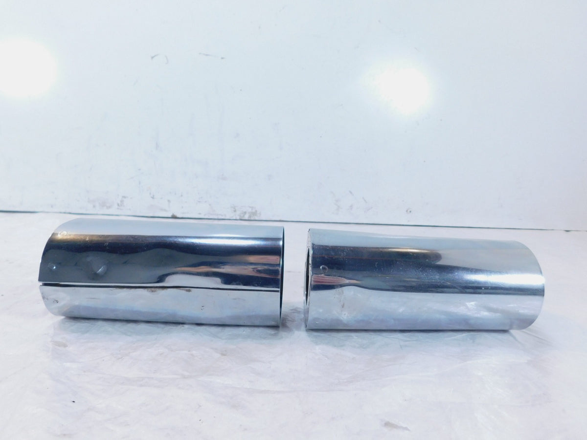 Harley Road King & Electra Glide & Softail Chrome Front Fork Slider Cover Tins - C3 Cycle