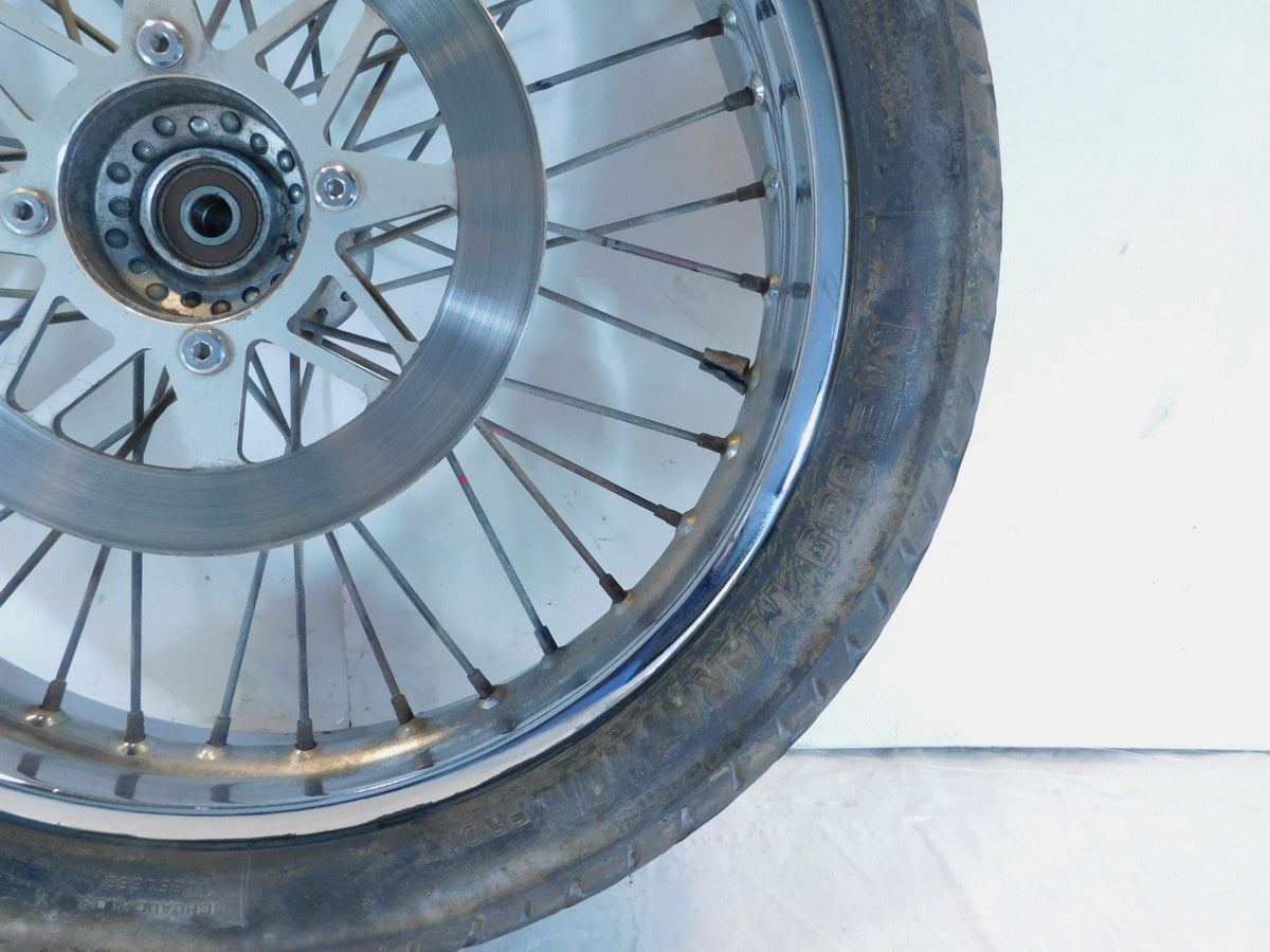 1986-2016 Suzuki Savage 650 LS650 Boulevard S40 Spoked Front Wheel Rim & Rotor - C3 Cycle