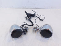 1995 95 Honda Shadow VT1100C Front Handlebar Clamp On Speakers & Controller - C3 Cycle
