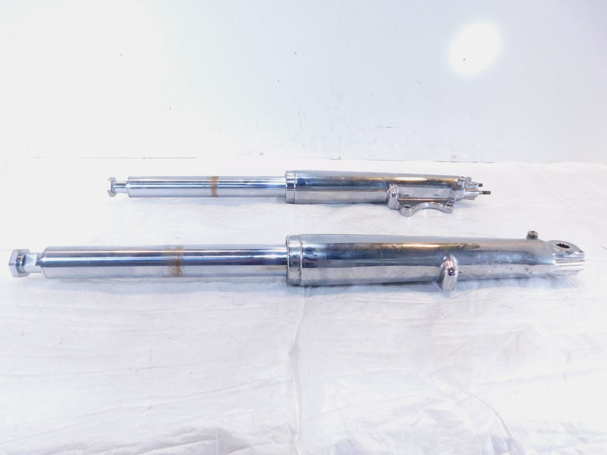 Harley Davidson Road King Electra Glide Chrome Front End Suspension Fork Shocks - C3 Cycle