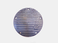 Harley Davidson Twin Cam Electra Glide Dyna Softail Ribbed Black Clutch Cover - C3 Cycle